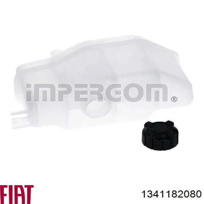 Zbiorniczek wyrównawczy układu chłodzenia 1341182080 Fiat/Alfa/Lancia