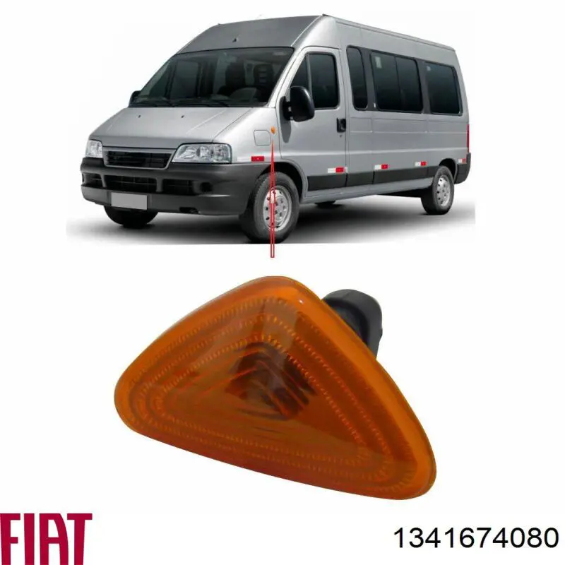 Do koszyka 1338497080 Fiat/Alfa/Lancia Powtarzacz kierunkowskazu na błotniku