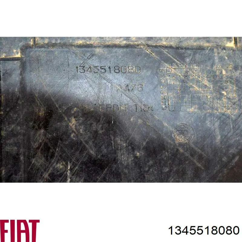 Do koszyka 1345518080 Fiat/Alfa/Lancia Osłona silnika prawa