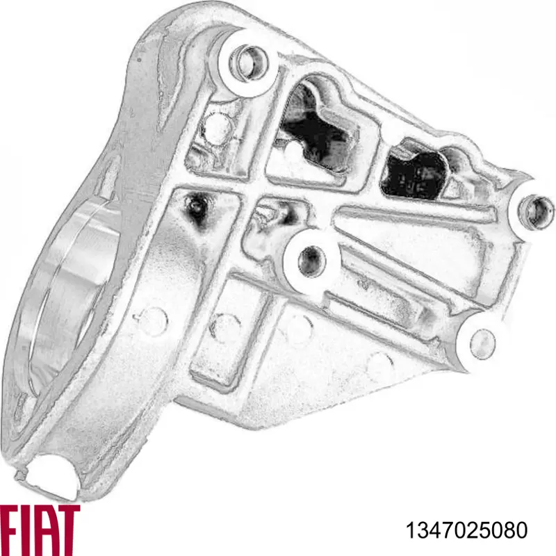 Do koszyka 1347025080 Fiat/Alfa/Lancia Podpora łożyska podwieszanego półosi przedniej