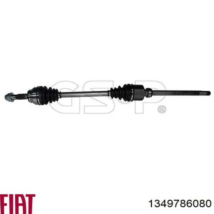 Półoś napędowa przednia prawa Fiat/Alfa/Lancia 1349786080 cena, od 152,18 USD