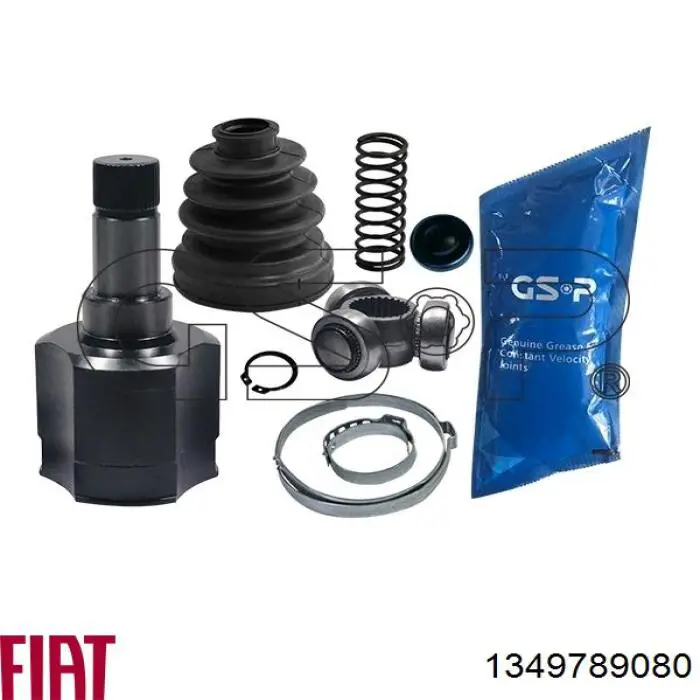 Półoś napędowa przednia lewa Fiat/Alfa/Lancia 1349789080 cena, od 133,25 USD