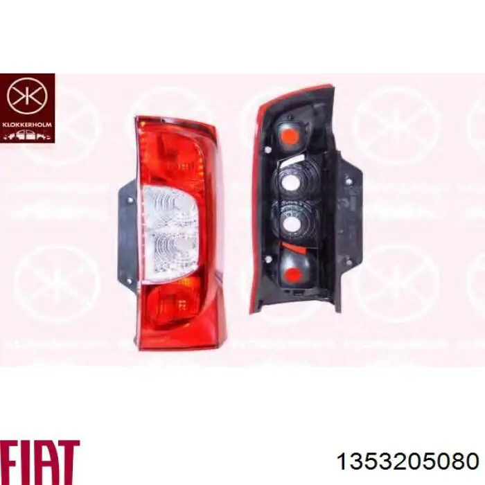 Lampa zespolona tylna prawa 1353205080 Fiat/Alfa/Lancia