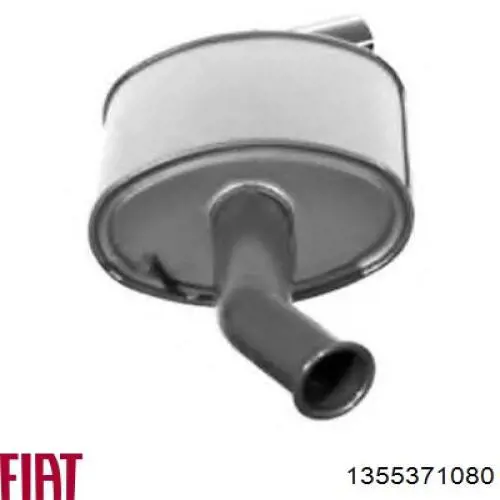 1355371080 Fiat/Alfa/Lancia Tłumik, tylna część