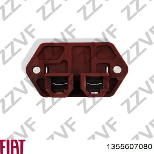 Do koszyka 1355607080 Fiat/Alfa/Lancia Rezystor wentylatora nagrzewnicy (ogrzewacza kabiny)
