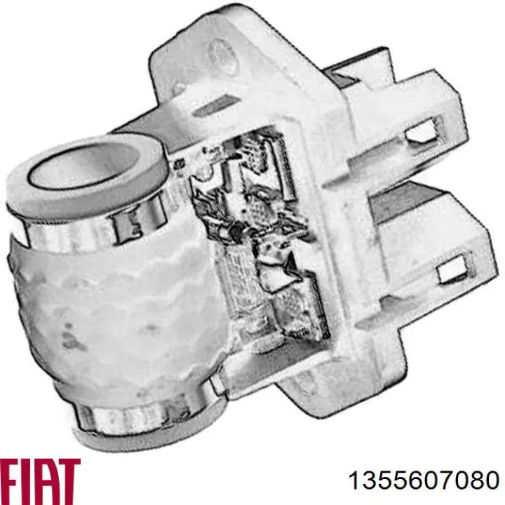 1355607080 Fiat/Alfa/Lancia Rezystor wentylatora nagrzewnicy (ogrzewacza kabiny)