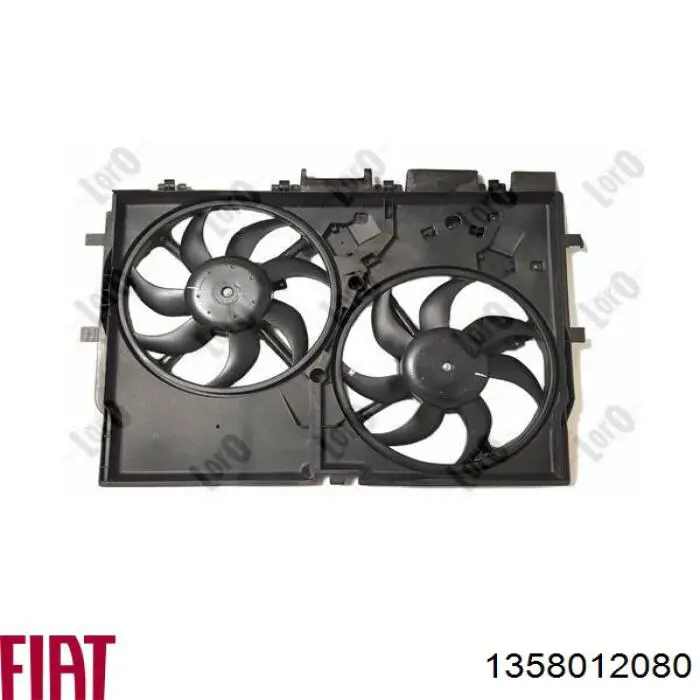 Dyfuzor chłodnicy, w komplecie z silnikiem i wirnikiem Fiat/Alfa/Lancia 1358012080 cena, od 136,21 USD