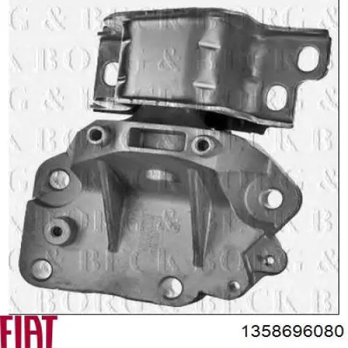1358696080 Fiat/Alfa/Lancia Poduszka (podpora) silnika lewa