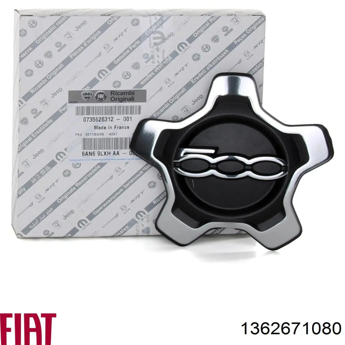 Klapka wlewu paliwa 1362671080 Fiat/Alfa/Lancia