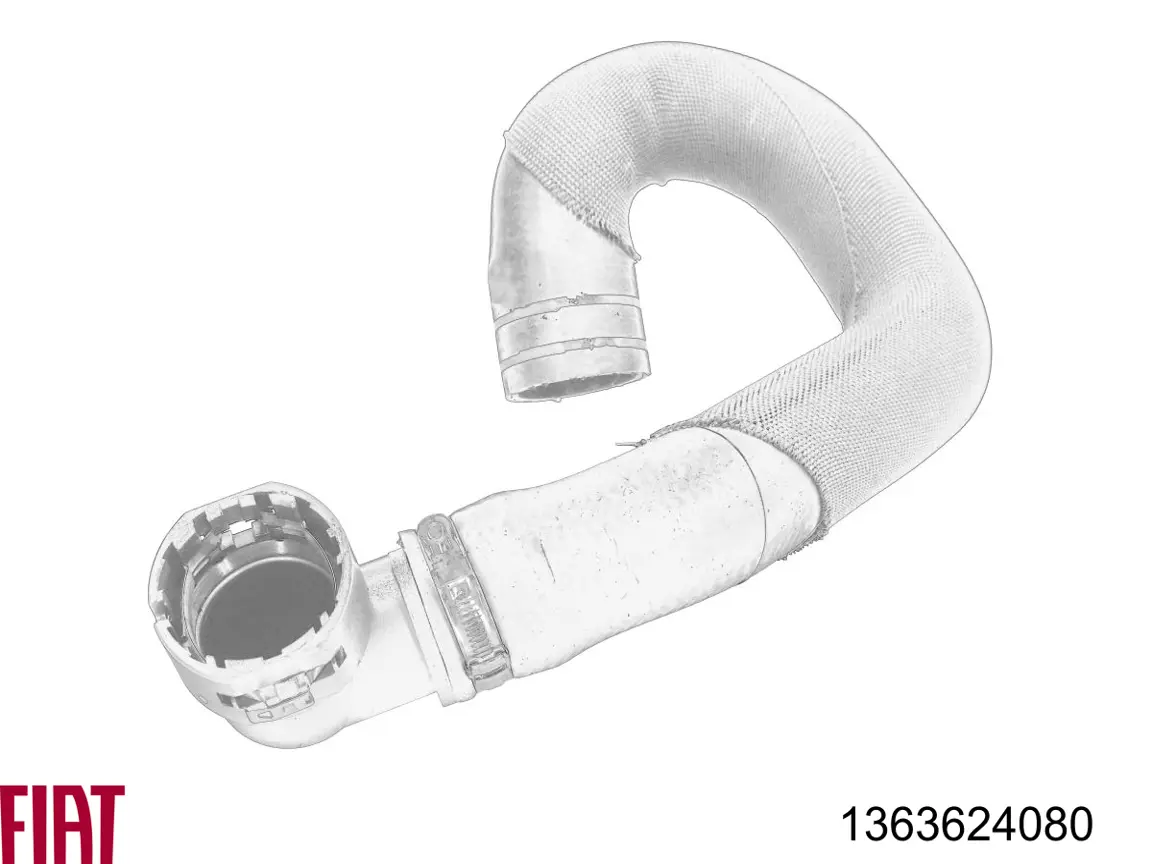 1363624080 Fiat/Alfa/Lancia Przewód (króciec) chłodnicy górny