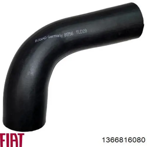 Przewód (króciec) intercoolera Fiat/Alfa/Lancia 1366816080 cena, od 34,90 USD