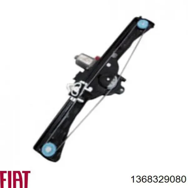 1368329080 Fiat/Alfa/Lancia Mechanizm podnoszenia szyby drzwi przednich prawych