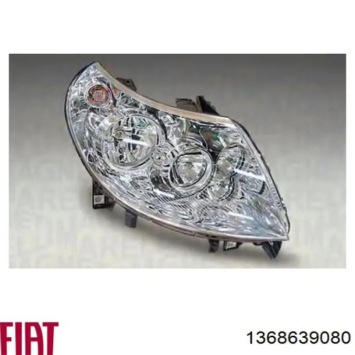 1368639080 Fiat/Alfa/Lancia Reflektor prawy