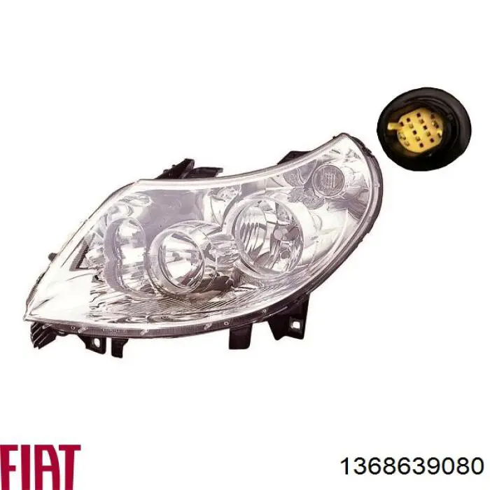 Reflektor prawy Fiat/Alfa/Lancia 1368639080 cena, od 222,71 USD