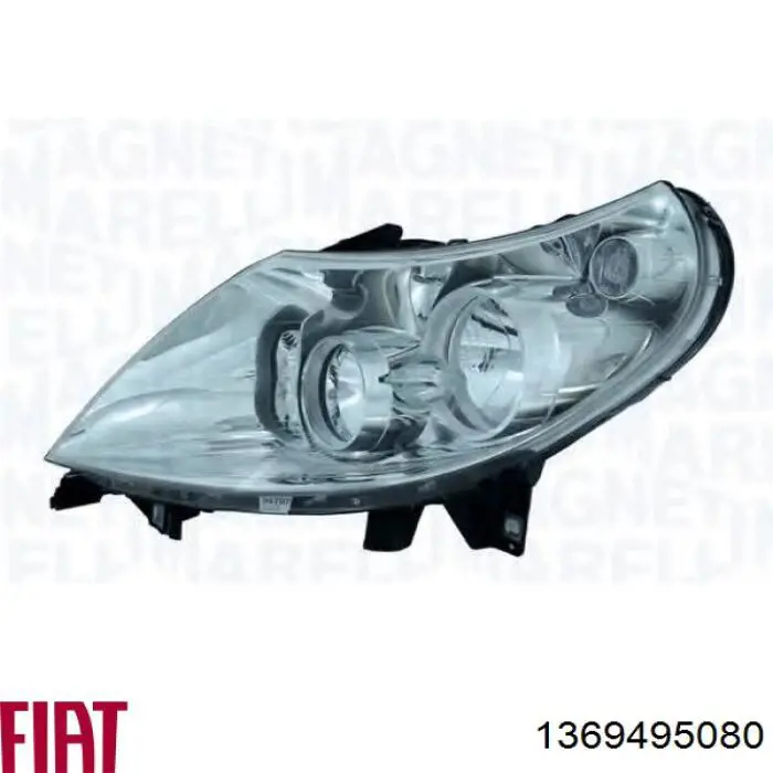 Reflektor prawy Fiat/Alfa/Lancia 1369495080 cena, od 77,80 USD