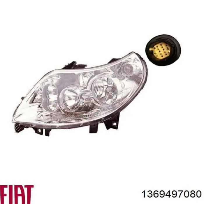 1369497080 Fiat/Alfa/Lancia Reflektor lewy