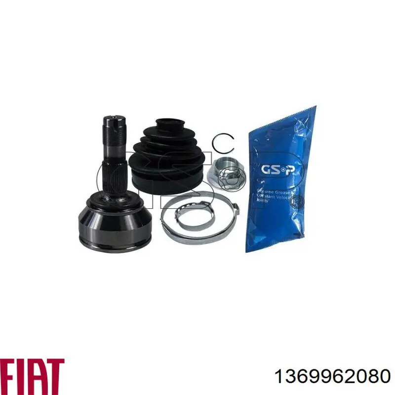 Półoś napędowa przednia lewa 1369962080 Fiat/Alfa/Lancia