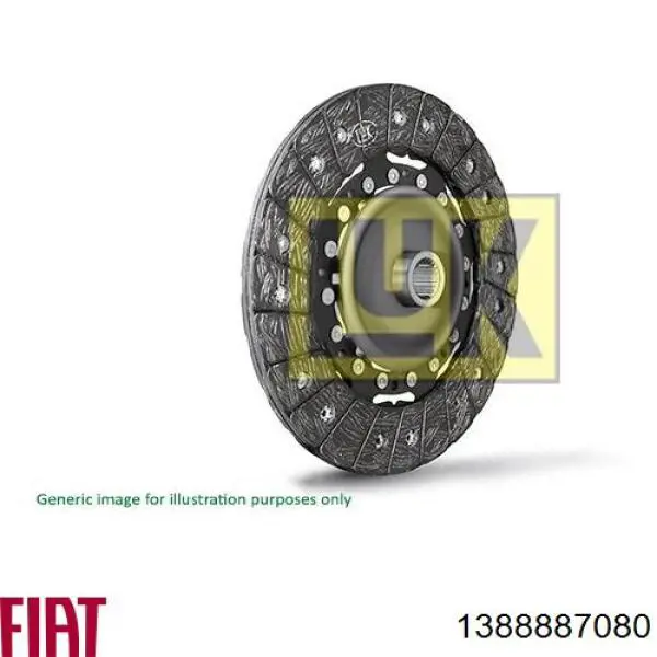 1388887080 Fiat/Alfa/Lancia Tarcza sprzęgła