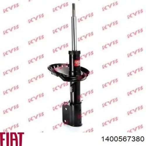 Amortyzator przedni prawy Fiat/Alfa/Lancia 1400567380