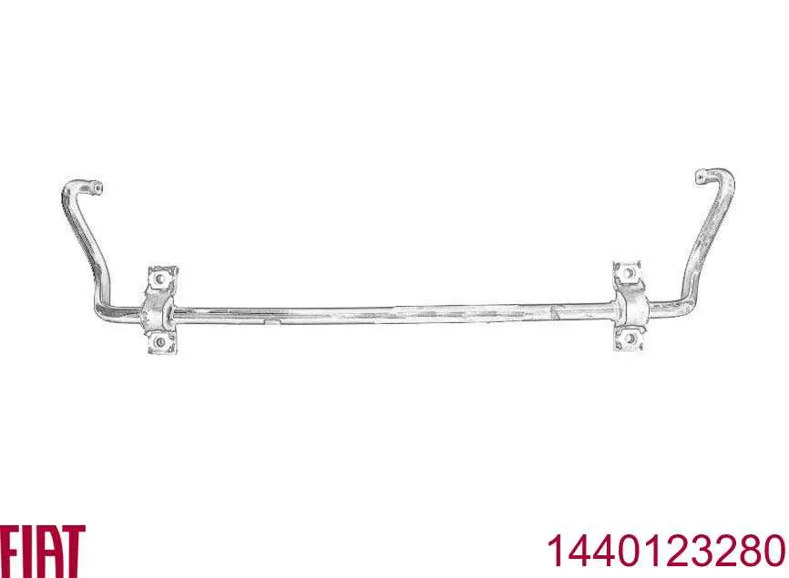 Stabilizator przedni Fiat/Alfa/Lancia 1440123280 cena, od 61,39 USD
