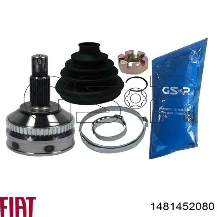 Półoś napędowa przednia lewa Fiat/Alfa/Lancia 1481452080 cena, od 92,70 USD