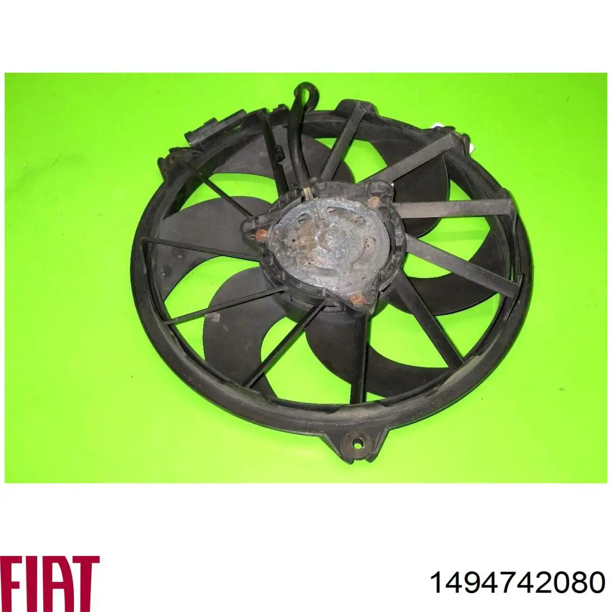 1494742080 Fiat/Alfa/Lancia Wentylator elektryczny układu chłodzenia, kompletny (silnik+wirnik) prawy