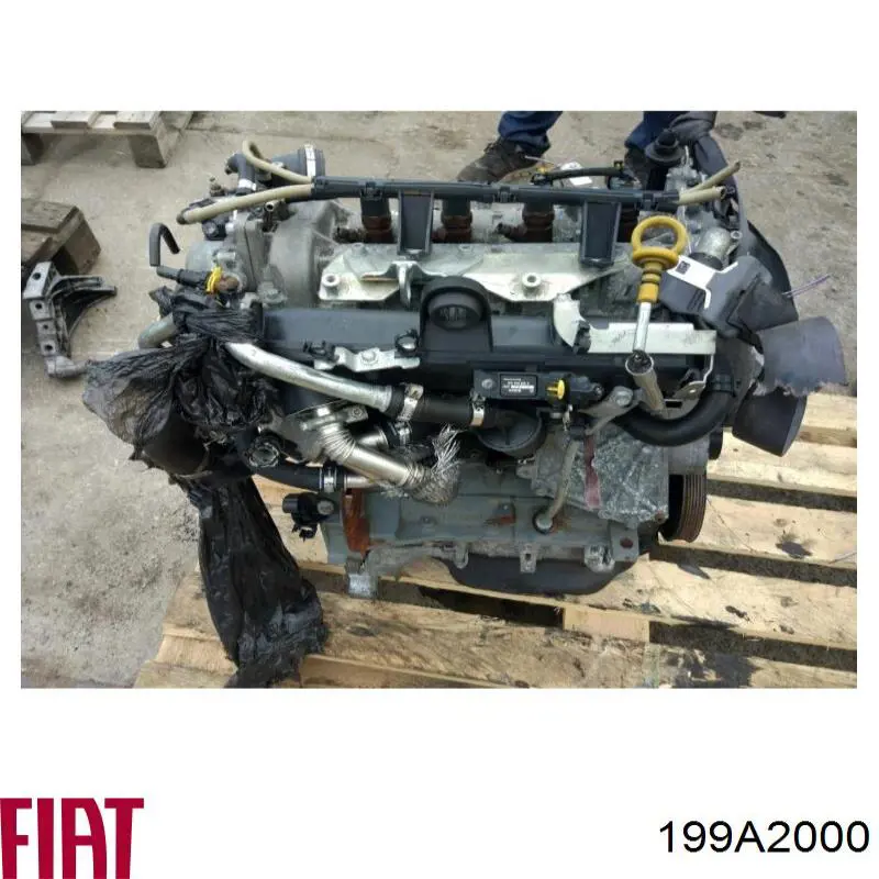  Silnik w komplecie Fiat Qubo 