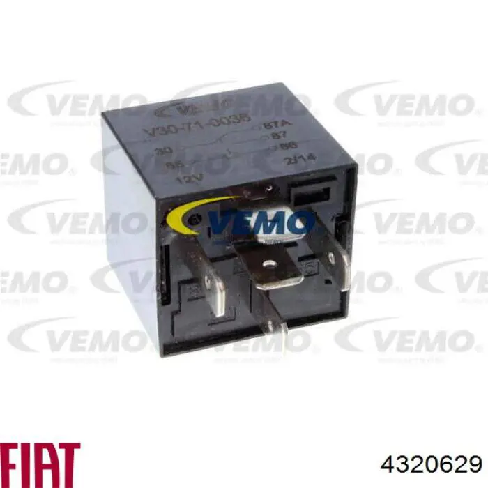 Elektryczne przekaźnik wielofunkcyjne Fiat/Alfa/Lancia 4320629 cena, od 7,50 USD