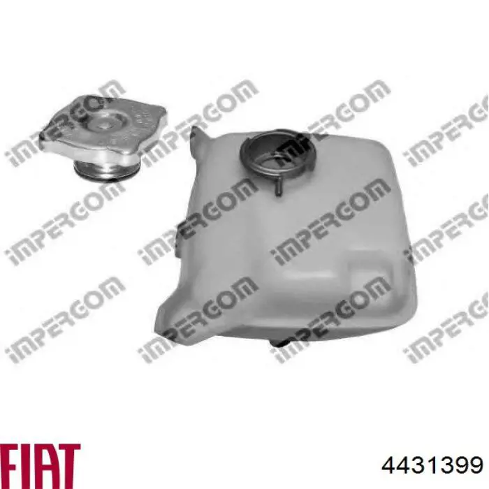 Zbiorniczek wyrównawczy układu chłodzenia Fiat/Alfa/Lancia 4431399 cena, od 26,96 USD