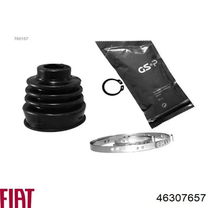 Osłona przegubu homokinetycznego półosi przedniej wewnętrzna Fiat/Alfa/Lancia 46307657 cena, od 6,16 USD