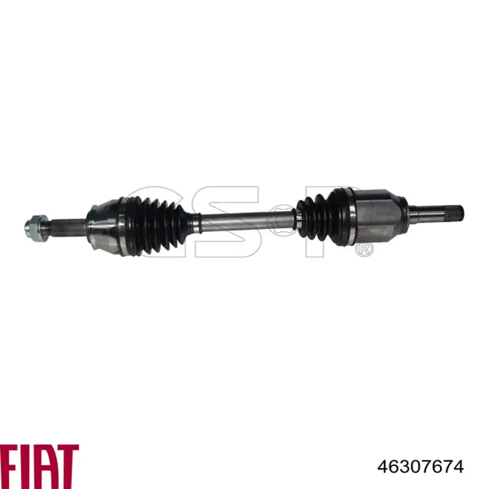 46307674 Fiat/Alfa/Lancia Półoś napędowa przednia lewa