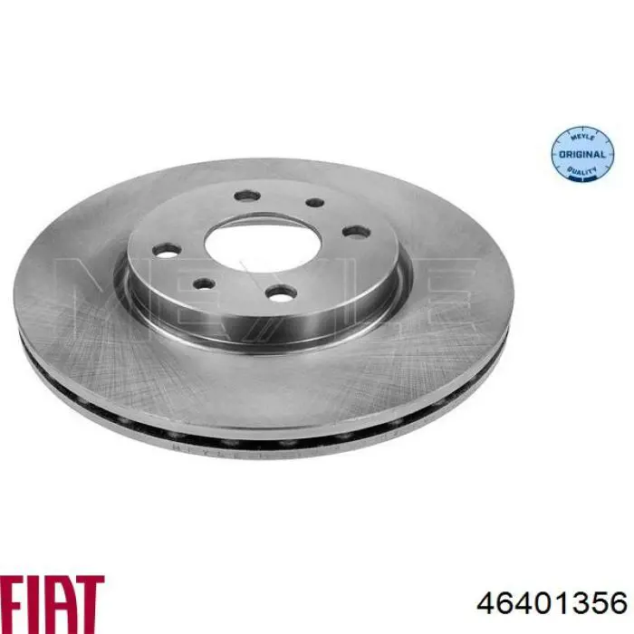 Tarcza hamulcowa przednia 46401356 Fiat/Alfa/Lancia