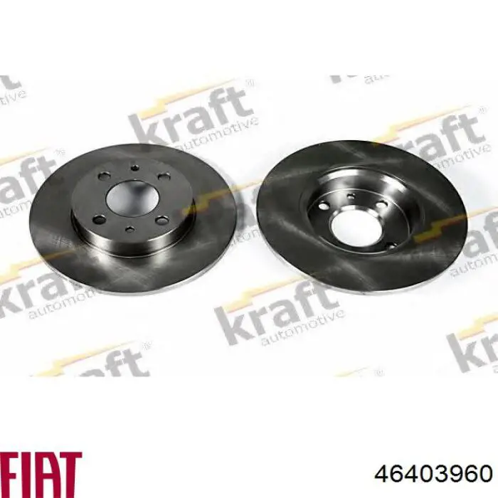 Do koszyka 46403960 Fiat/Alfa/Lancia Tarcza hamulcowa tylna