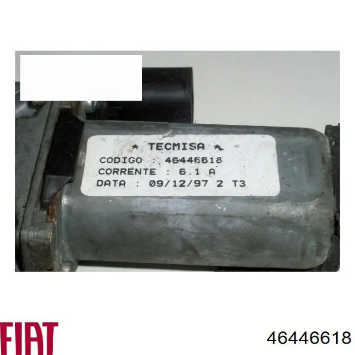 Do koszyka 46446618 Fiat/Alfa/Lancia Mechanizm podnoszenia szyby drzwi przednich prawych