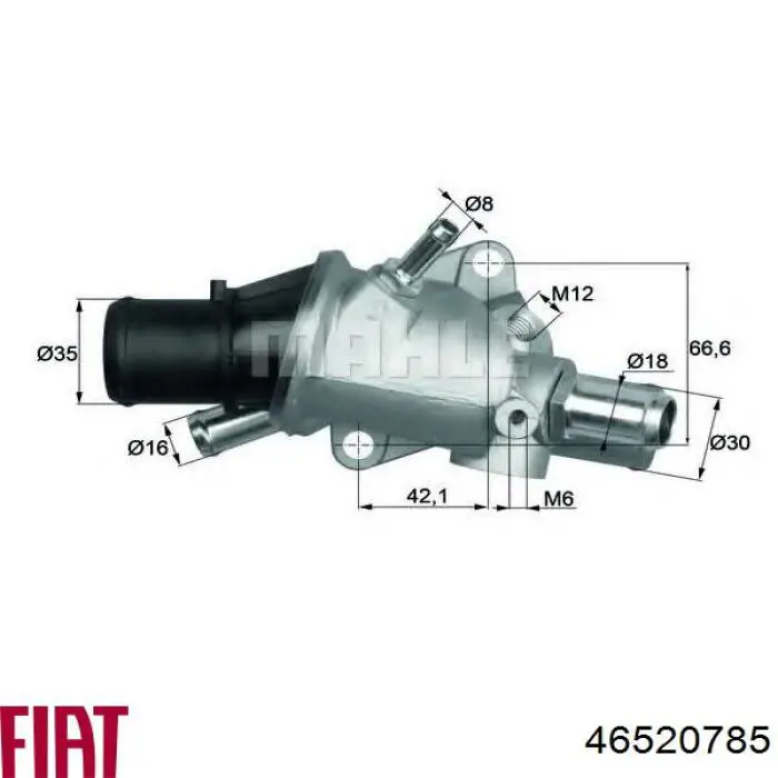 Termostat Fiat/Alfa/Lancia 46520785 cena, od 76,45 USD