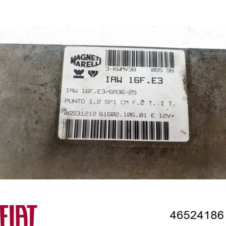 Do koszyka Sterownik silnika Fiat Punto I 176