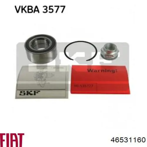 Do koszyka 46531160 Fiat/Alfa/Lancia Łożysko piasty przedniej