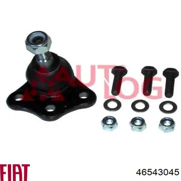 Sworzeń wahacza dolny 46543045 Fiat/Alfa/Lancia