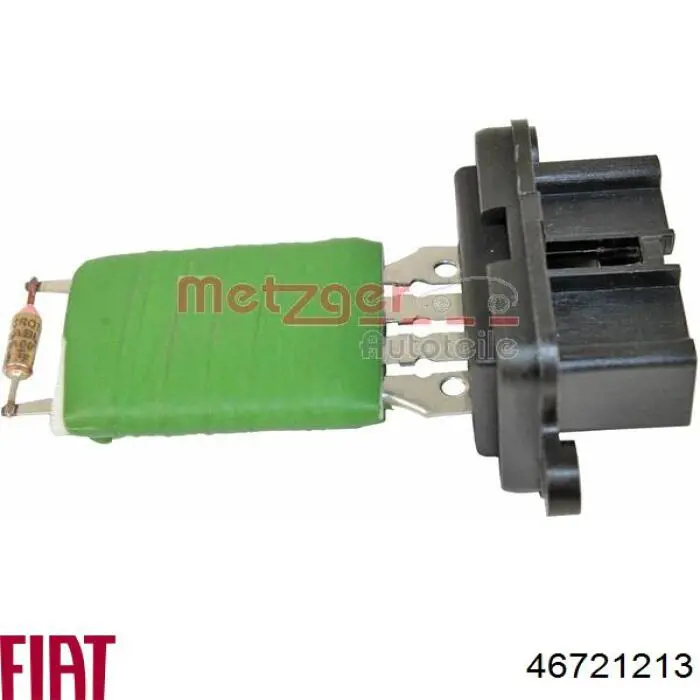 Do koszyka 46721213 Fiat/Alfa/Lancia Rezystor wentylatora nagrzewnicy (ogrzewacza kabiny)