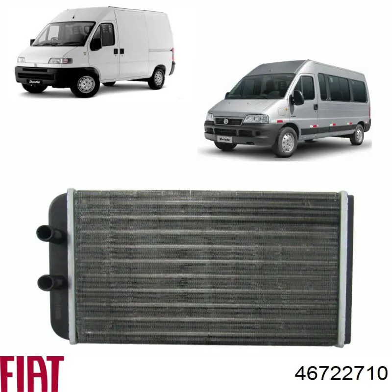 46722710 Fiat/Alfa/Lancia Chłodnica nagrzewnicy (ogrzewacza)