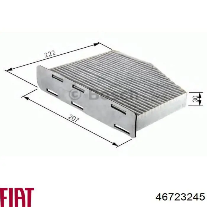 Filtr kabiny Fiat/Alfa/Lancia 46723245 cena, od 5,49 USD