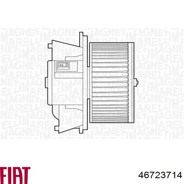 Silniczek wentylatora nagrzewnicy (ogrzewacza wnętrza) Fiat/Alfa/Lancia 46723714 cena, od 71,51 USD