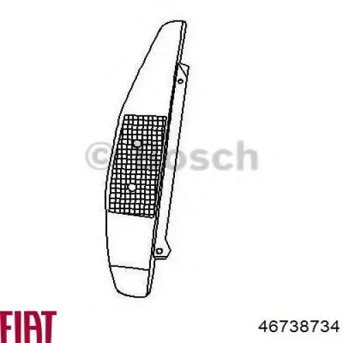 Lampa zespolona tylna prawa 46738734 Fiat/Alfa/Lancia