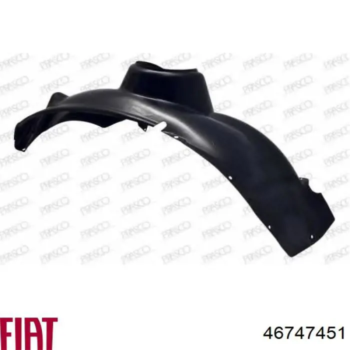 Nadkole błotnika przedniego prawe 46747451 Fiat/Alfa/Lancia