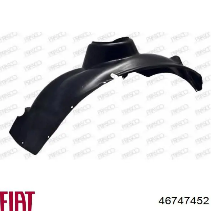 Nadkole błotnika przedniego lewe 46747452 Fiat/Alfa/Lancia