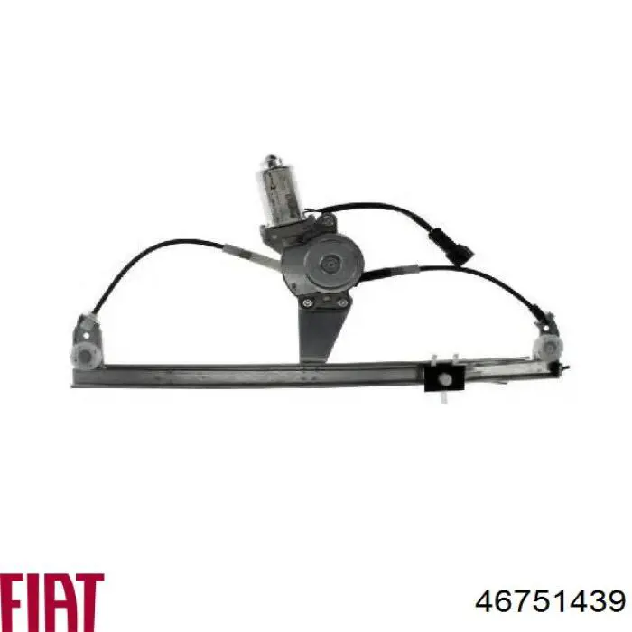 Do koszyka 46751439 Fiat/Alfa/Lancia Mechanizm podnoszenia szyby drzwi przednich lewych