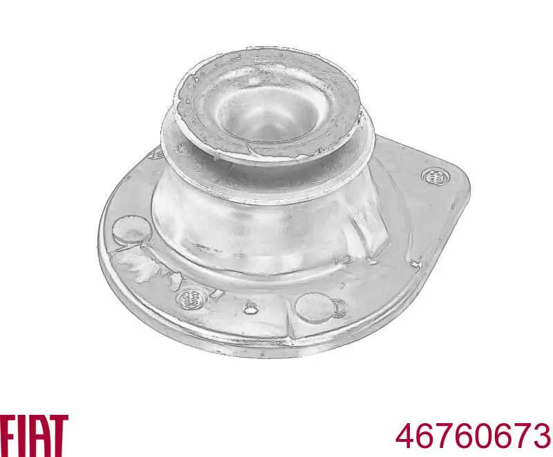 46760673 Fiat/Alfa/Lancia Podpora amortyzatora przedniego prawego