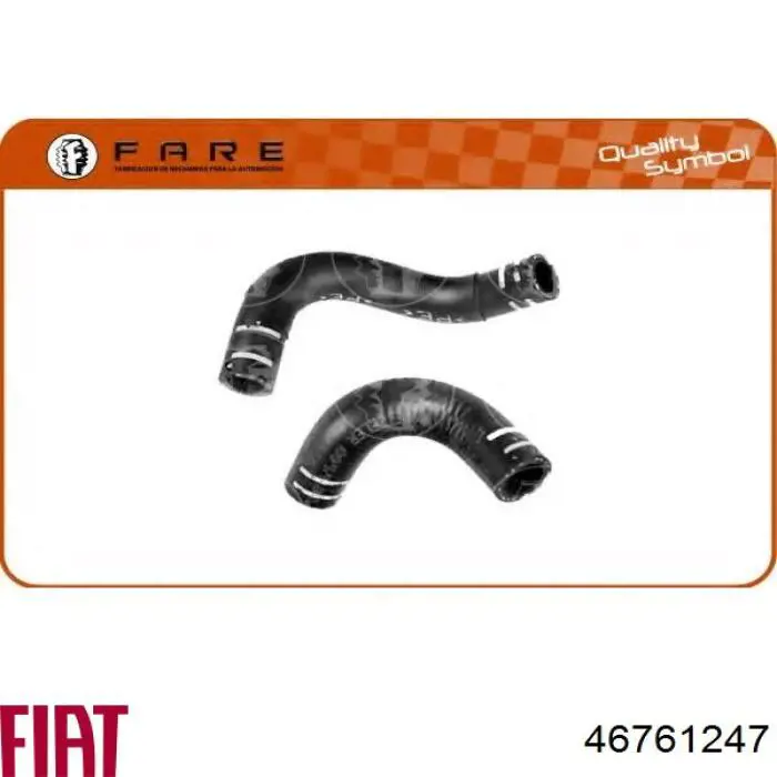 Przewód (króciec) układu chłodzenia Fiat/Alfa/Lancia 46761247 cena, od 3,74 USD