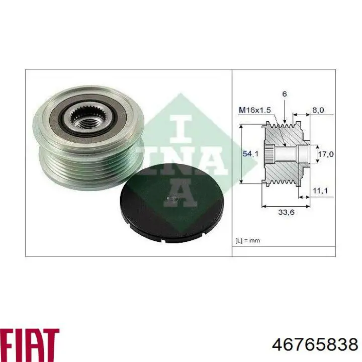 Alternator Fiat/Alfa/Lancia 46765838 cena, od 98,85 USD