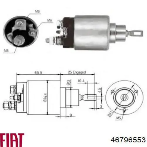 Rozrusznik Fiat/Alfa/Lancia 46796553 cena, od 19,16 USD